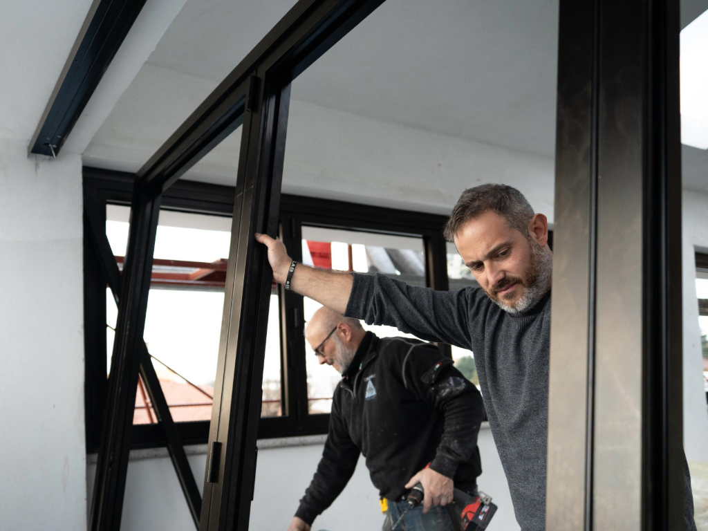 Serramento a libro per veranda - CBS Serramenti SB